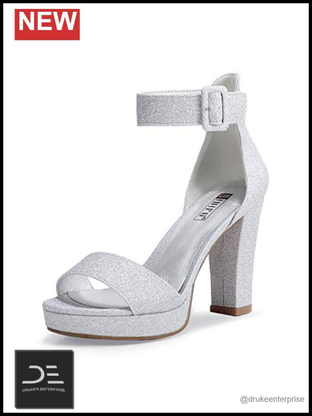 Platform Chunky High Heels Ankle Strap Heeled Sandals Wedding Party Dress Shoes